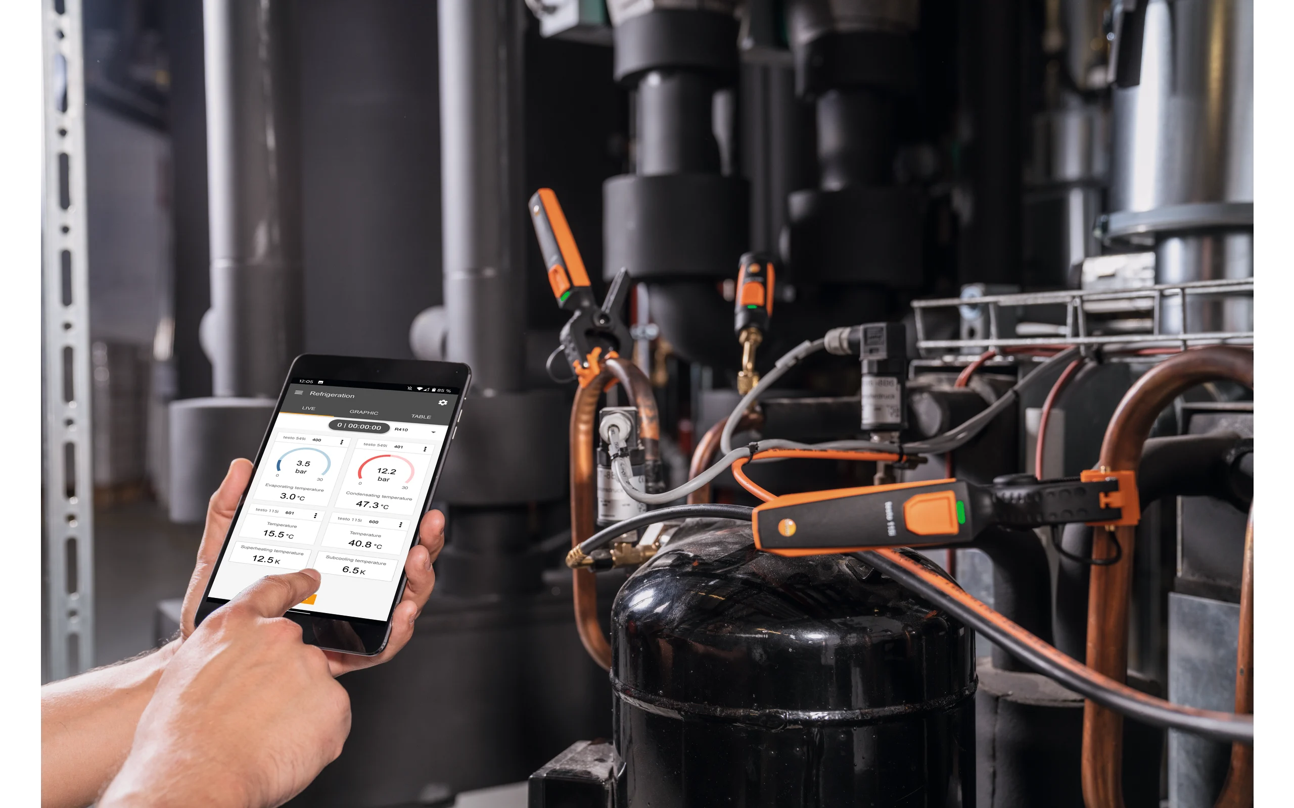 德图testo 115i 智能无线迷你管钳式温度测量仪 - 图片 2